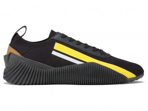 Onitsuka Tiger Acromount Knit Schuhe Damen Schwarz Gelb | SU2351678