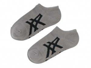 Onitsuka Tiger Ankle Socks Accessoires Damen Grau Schwarz | LE6028137