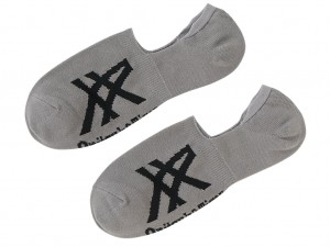 Onitsuka Tiger Invisible Socks Accessoires Herren Grau Schwarz | KQ2980356