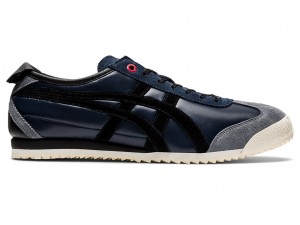 Onitsuka Tiger Mexico 66 SD Schuhe Damen Navy Schwarz | JB1053279