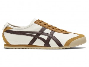 Onitsuka Tiger Mexico 66 Schuhe Herren Weiß Braun | UJ3471560