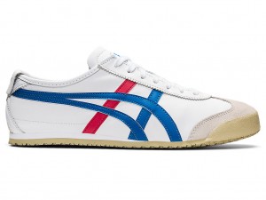 Onitsuka Tiger Mexico 66 Schuhe Herren Weiß Blau | YU6840237