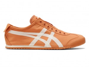 Onitsuka Tiger Mexico 66 Slip On Schuhe Damen Orange Weiß | PB6705821