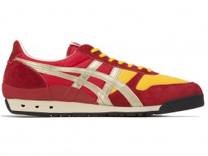 Onitsuka Tiger Ultimate 81 NM Schuhe Herren Rot Gold | UZ7293416