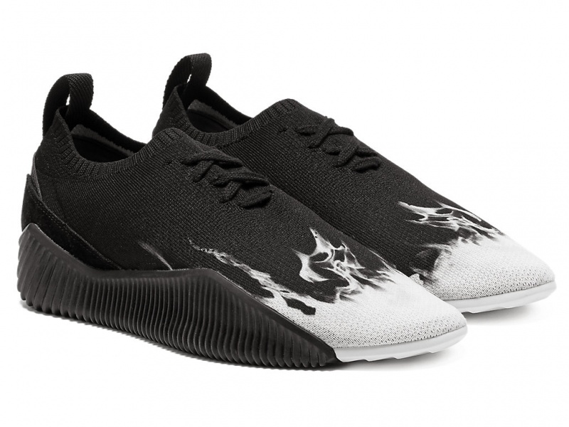 Onitsuka Tiger Acromount Knit Schuhe Herren Schwarz Weiß | QI5398214