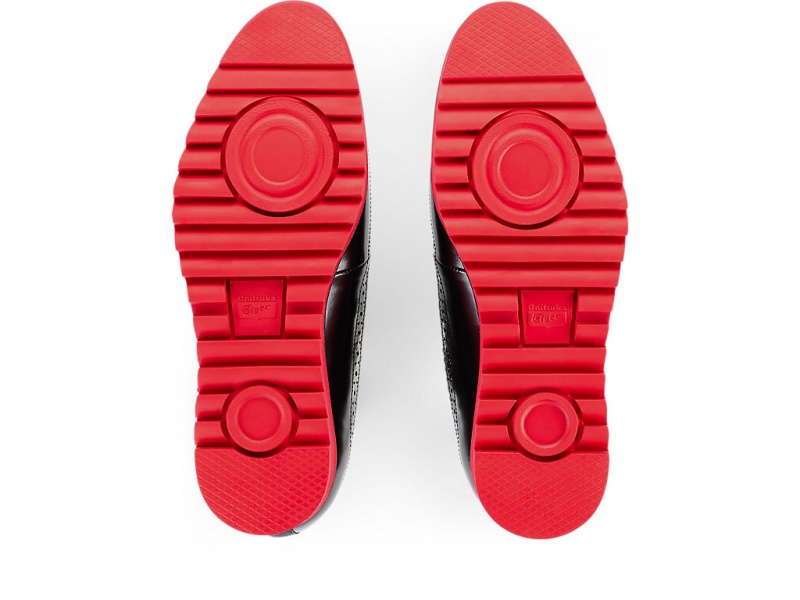 Onitsuka Tiger Brogue Schuhe Damen Schwarz Rot | OW7431029