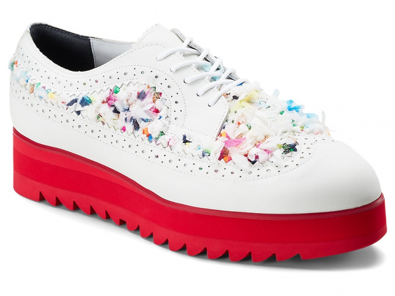 Onitsuka Tiger Brogue Schuhe Damen Weiß Weiß | ID8795310