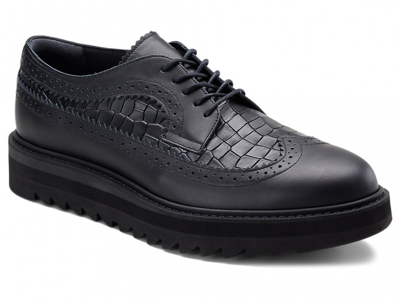 Onitsuka Tiger Brogue Schuhe Herren Schwarz Schwarz | WH2385106