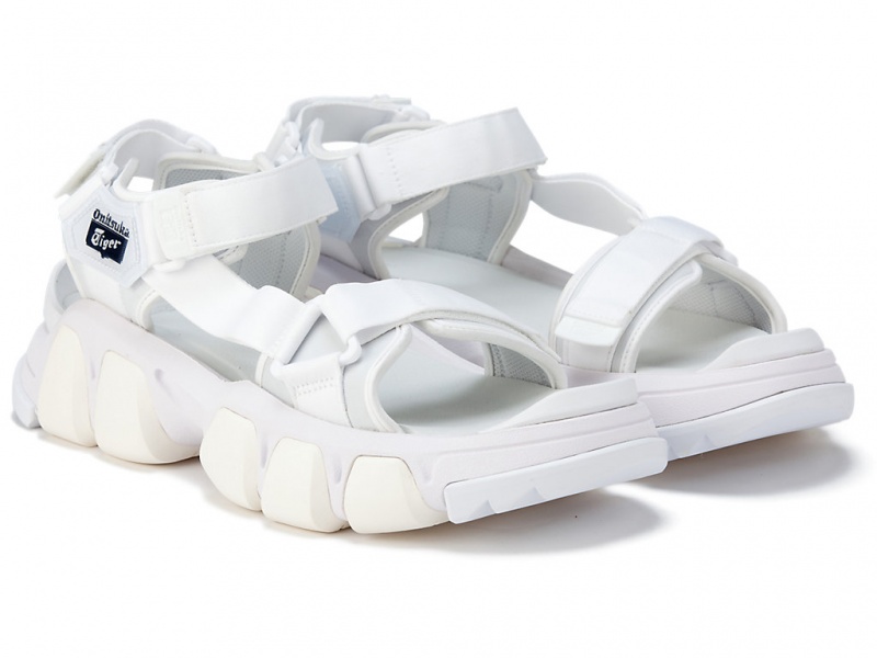Onitsuka Tiger Dentigre Riemen Schuhe Damen Weiß Weiß | BZ1608934