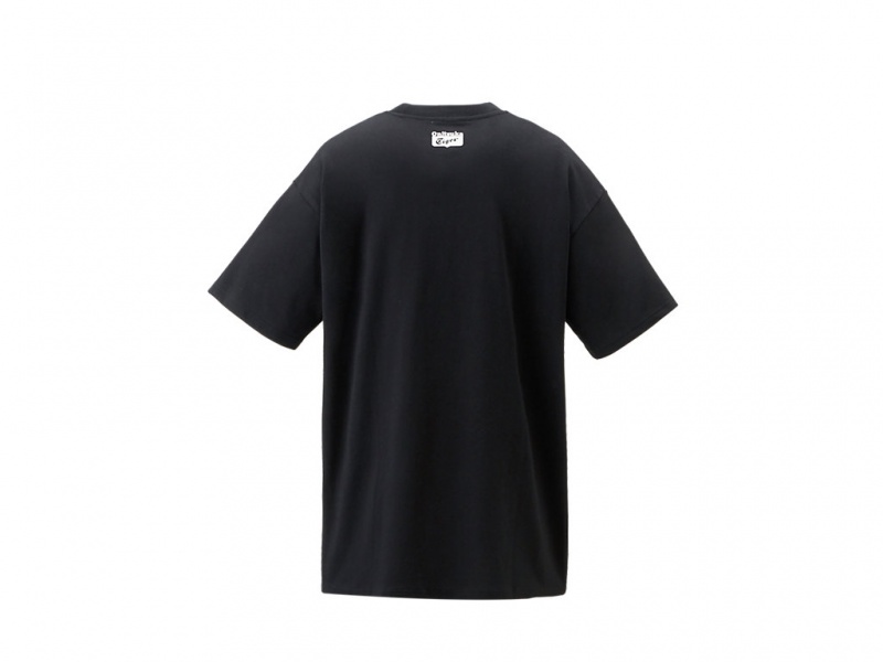 Onitsuka Tiger Graphic Tee Kleidung Damen Schwarz | PT2681397