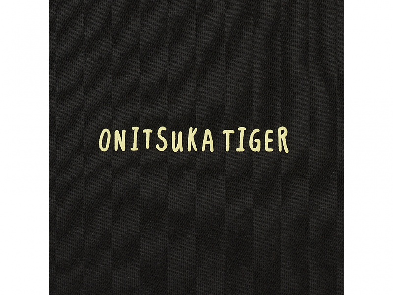 Onitsuka Tiger Graphic Tee Kleidung Herren Schwarz | AV3207146