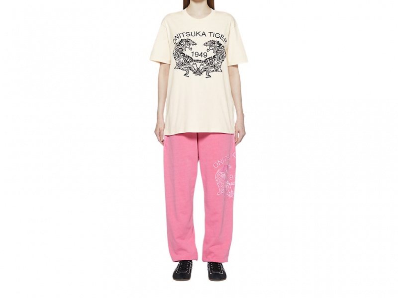 Onitsuka Tiger Graphic Tee Kleidung Herren Weiß | QB0465791