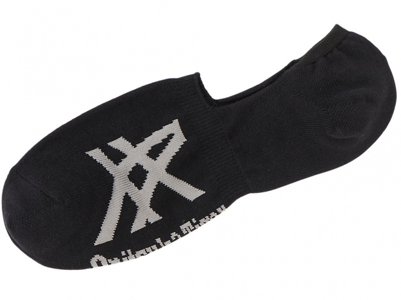 Onitsuka Tiger Invisible Socks Accessoires Damen Schwarz Grau | RD3145920