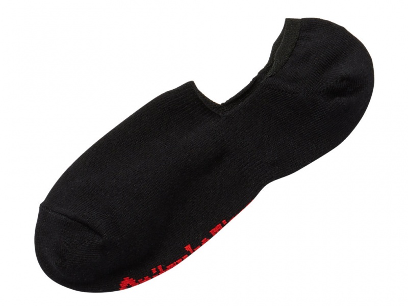 Onitsuka Tiger Invisible Socks Accessoires Herren Schwarz Rot | VK6238415