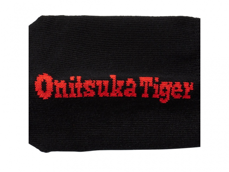 Onitsuka Tiger Invisible Socks Accessoires Herren Schwarz Rot | VK6238415