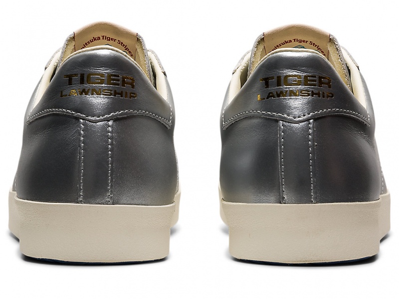 Onitsuka Tiger Lawnship Nm Schuhe Damen Silber Silber | PK9647081