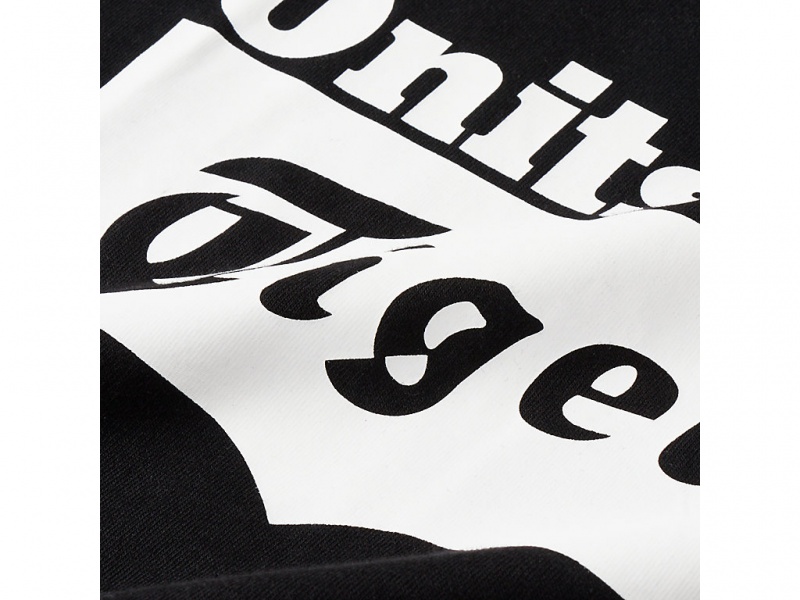 Onitsuka Tiger Logo Tee Oberteile Kinder Schwarz Weiß | EI6013859