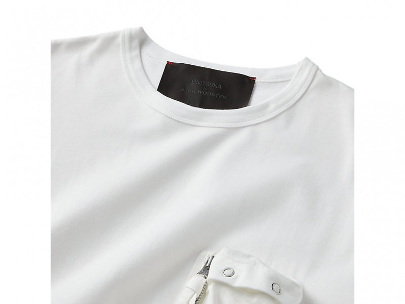 Onitsuka Tiger Ls Tee Kleidung Herren Weiß | IG7084256