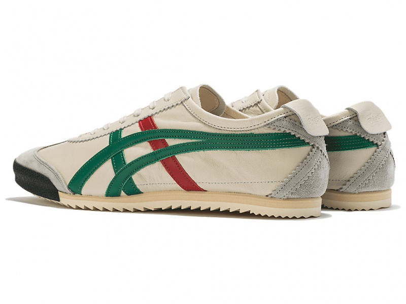 Onitsuka Tiger Mexico 66 Deluxe Schuhe Herren Weiß Grün | TF3081564