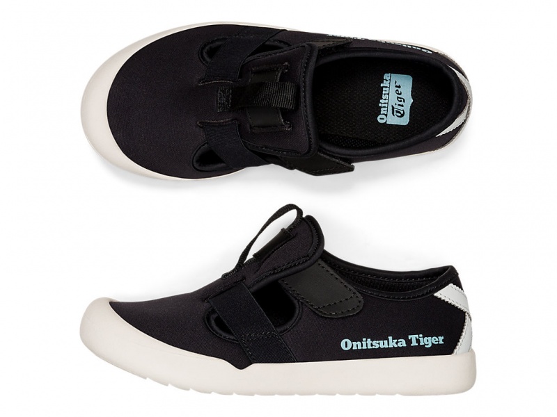 Onitsuka Tiger Mexico 66 Sandalen Kinder Schwarz Schwarz | ML0974862