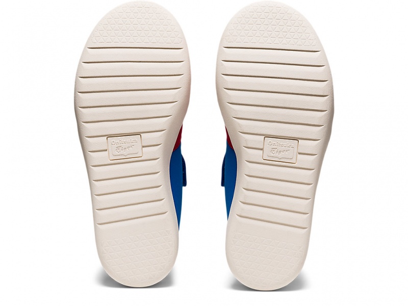 Onitsuka Tiger Mexico 66 Sandalen Kinder Rot Blau | ZB8402396