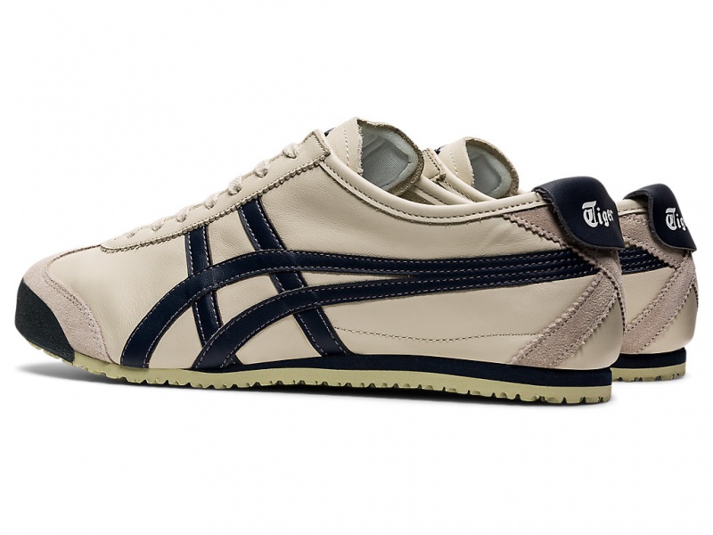 Onitsuka Tiger Mexico 66 Schuhe Damen Birch / Peacoat | LS0714253