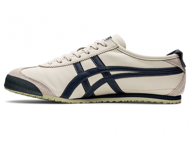Onitsuka Tiger Mexico 66 Schuhe Damen Birch / Peacoat | LS0714253