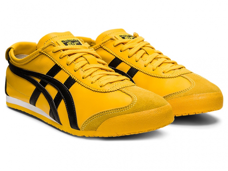 Onitsuka Tiger Mexico 66 Schuhe Damen Gelb Schwarz | GL1507236