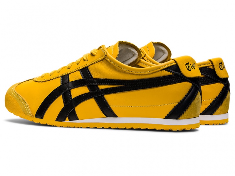 Onitsuka Tiger Mexico 66 Schuhe Damen Gelb Schwarz | GL1507236
