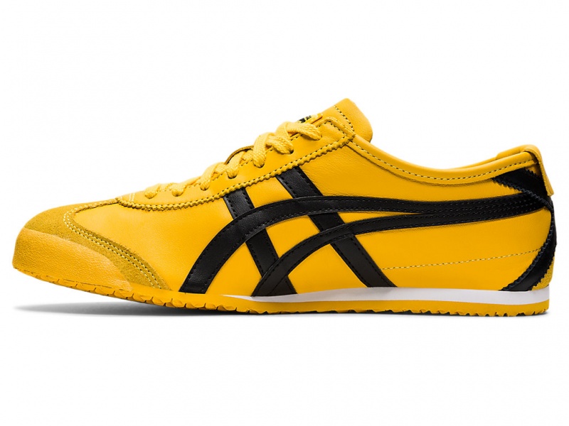 Onitsuka Tiger Mexico 66 Schuhe Damen Gelb Schwarz | DJ2368591