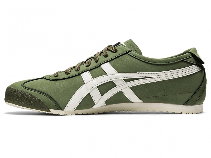 Onitsuka Tiger Mexico 66 Schuhe Damen Grün Weiß | LE7368401