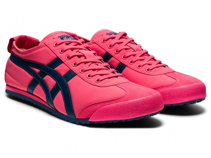 Onitsuka Tiger Mexico 66 Schuhe Damen Rosa Blau | PR2817349