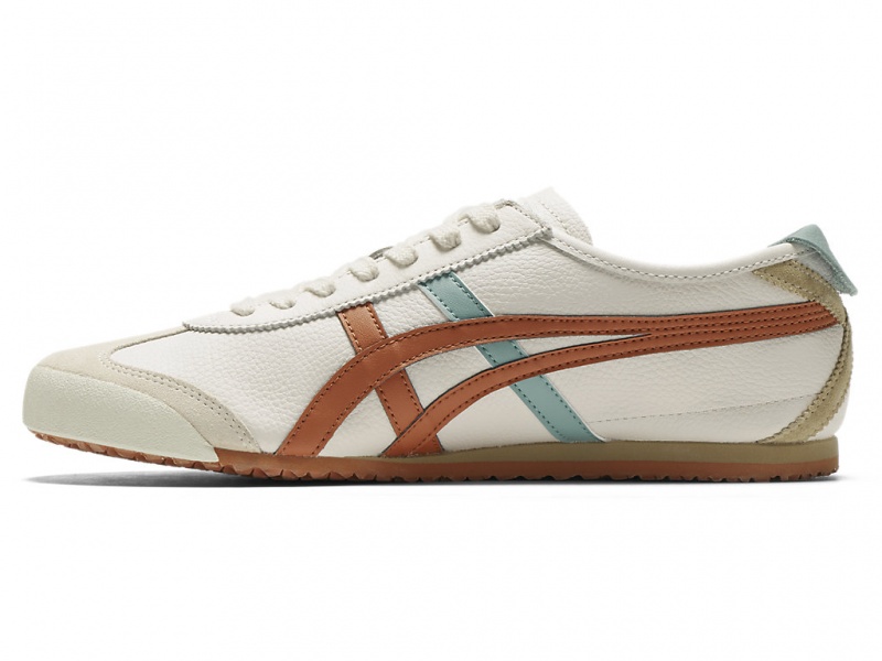 Onitsuka Tiger Mexico 66 Schuhe Damen Weiß Orange | OR7832401