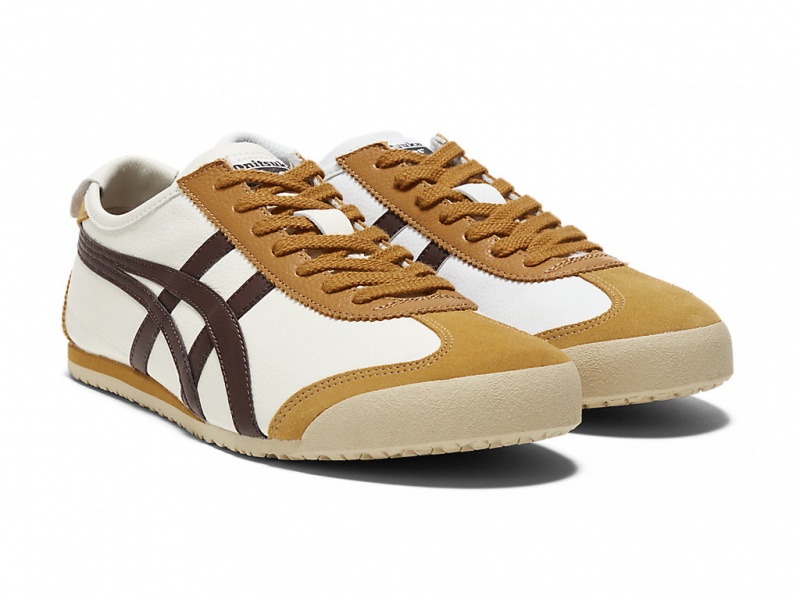 Onitsuka Tiger Mexico 66 Schuhe Damen Weiß Braun | FW2894706