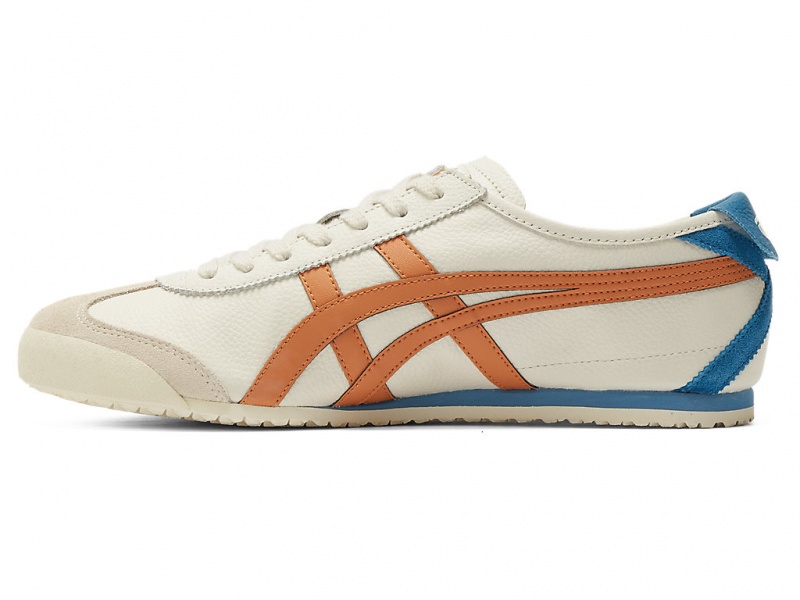 Onitsuka Tiger Mexico 66 Schuhe Damen Weiß Orange | IY9267831