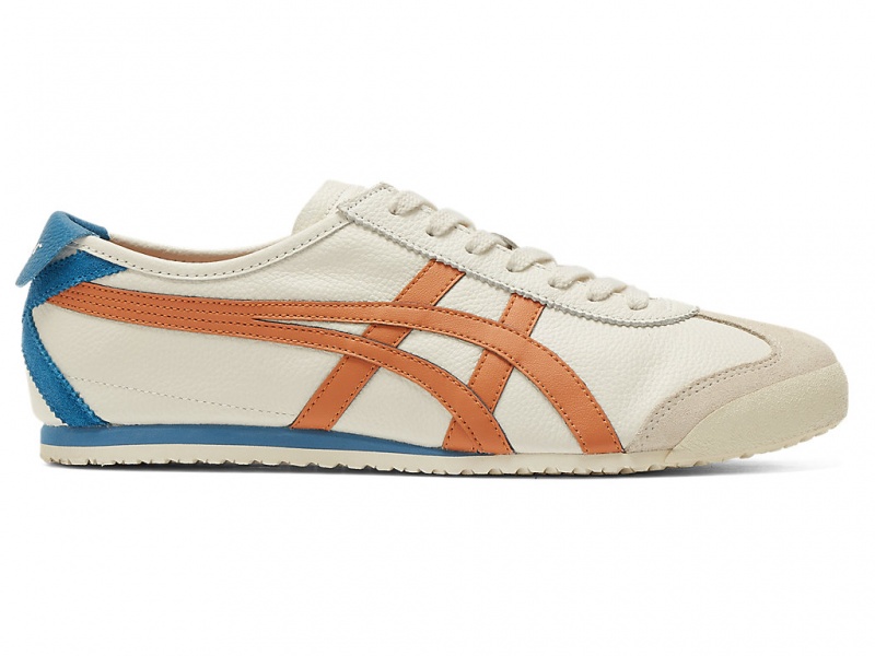 Onitsuka Tiger Mexico 66 Schuhe Damen Weiß Orange | IY9267831