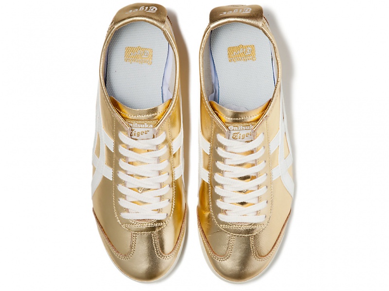 Onitsuka Tiger Mexico 66 Schuhe Herren Gold Weiß | XM7952468