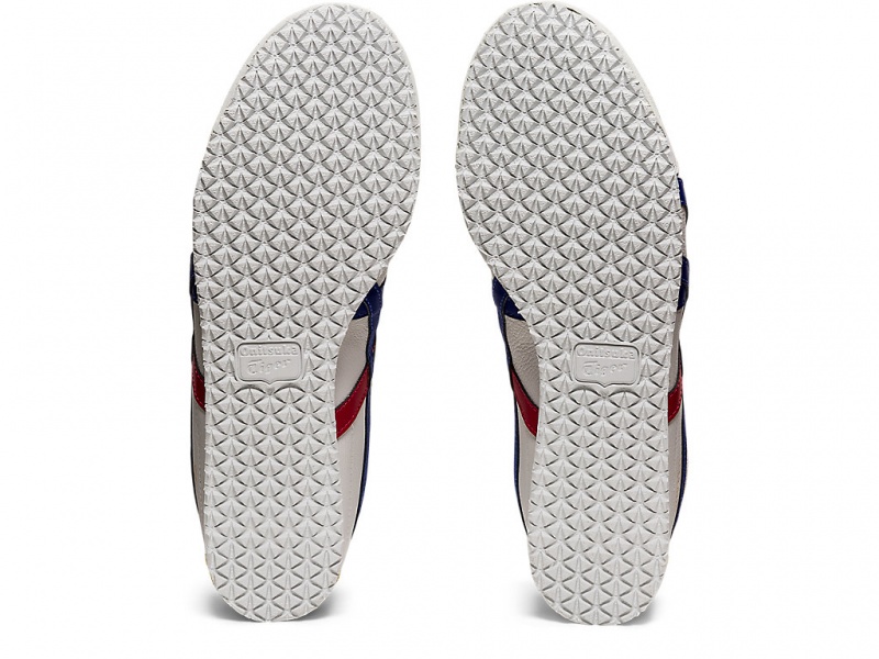 Onitsuka Tiger Mexico 66 Schuhe Herren Weiß Dunkelblau | IV0964253