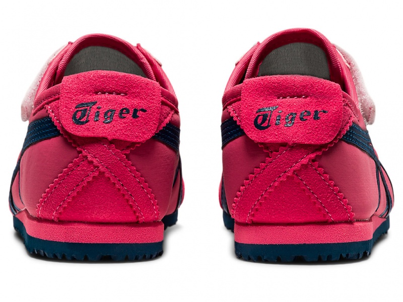 Onitsuka Tiger Mexico 66 Schuhe Kinder Rosa Blau | QE5391672
