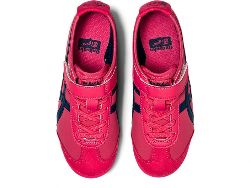 Onitsuka Tiger Mexico 66 Schuhe Kinder Rosa Blau | QE5391672