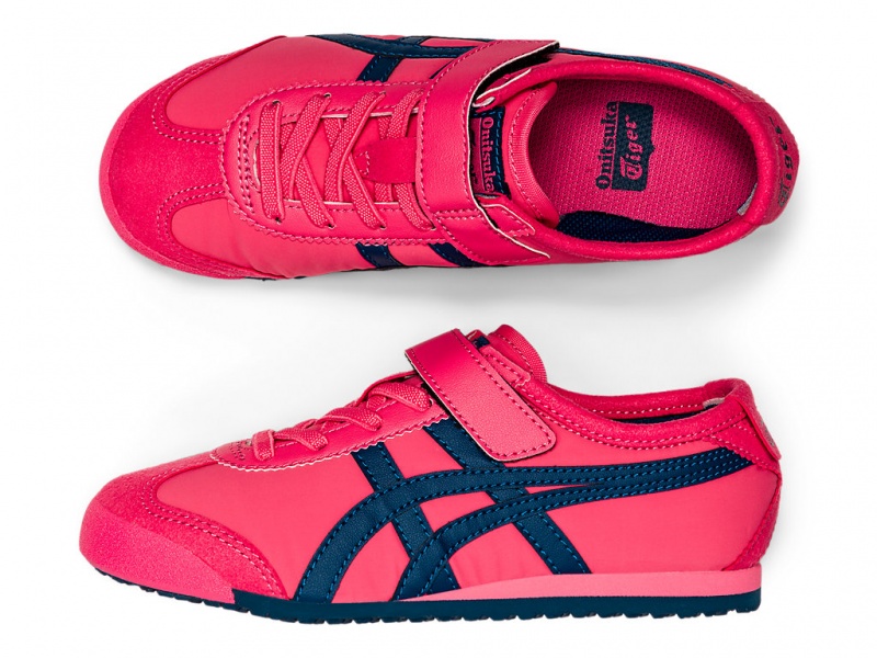 Onitsuka Tiger Mexico 66 Schuhe Kinder Rosa Blau | QE5391672