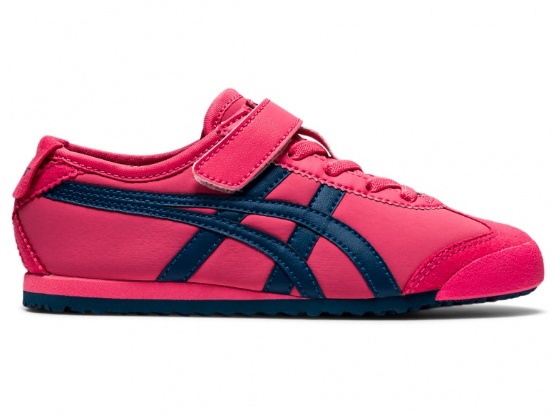 Onitsuka Tiger Mexico 66 Schuhe Kinder Rosa Blau | QE5391672