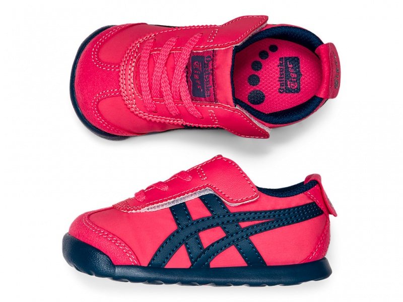 Onitsuka Tiger Mexico 66 Schuhe Kinder Rosa Blau | VJ1805273