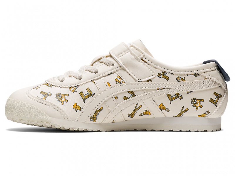 Onitsuka Tiger Mexico 66 Schuhe Kinder Weiß Weiß | EN1630782