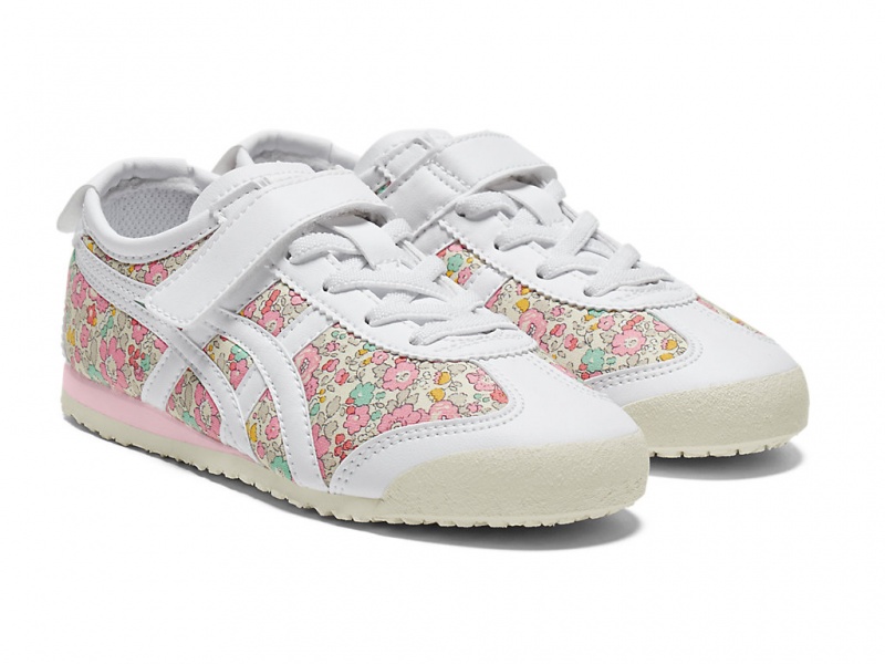 Onitsuka Tiger Mexico 66 Schuhe Kinder Weiß | QI0429568