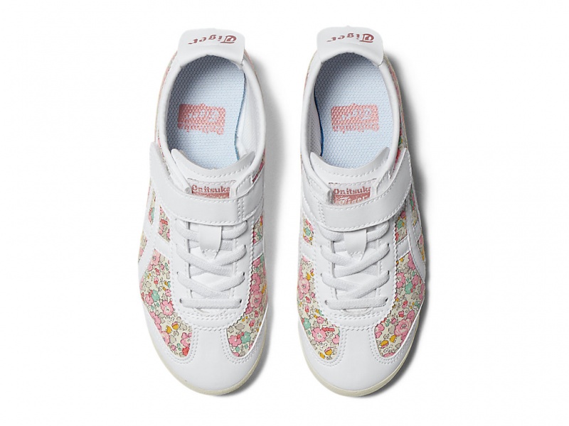 Onitsuka Tiger Mexico 66 Schuhe Kinder Weiß | QI0429568