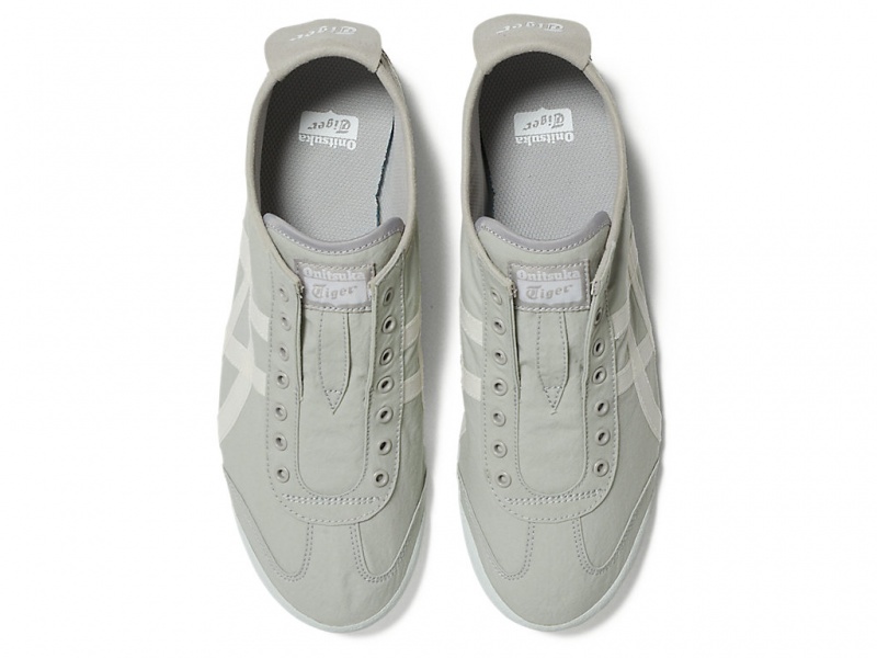 Onitsuka Tiger Mexico 66 Slip On Schuhe Damen Grau Weiß | CV5873160