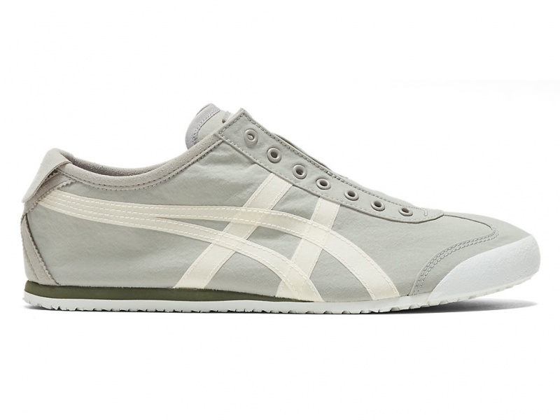Onitsuka Tiger Mexico 66 Slip On Schuhe Damen Grau Weiß | CV5873160