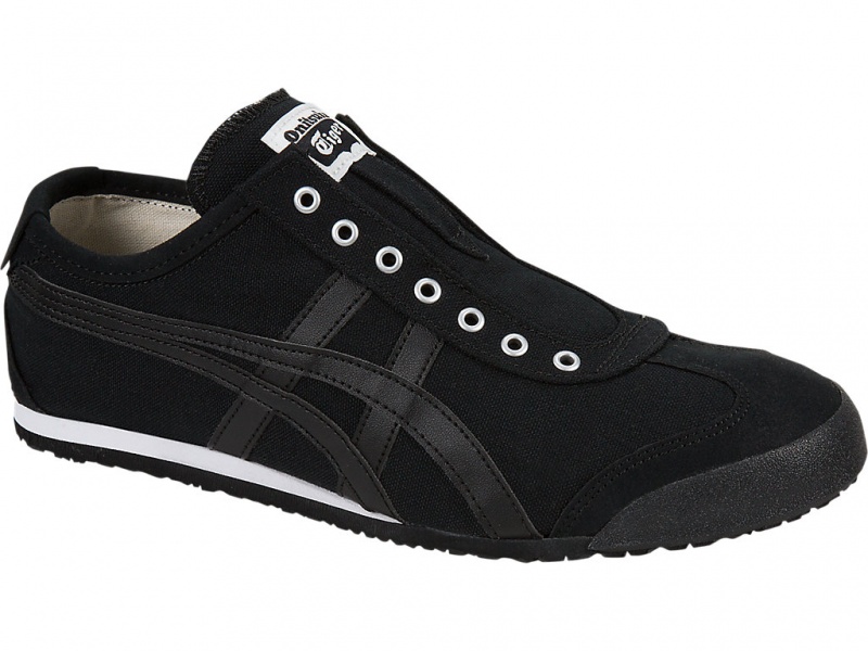 Onitsuka Tiger Mexico 66 Slip On Schuhe Herren Schwarz Schwarz | CL5621890