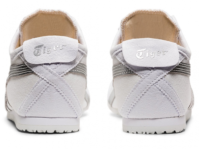 Onitsuka Tiger Mexico 66 Slip On Schuhe Damen Weiß Silber | EX5813027